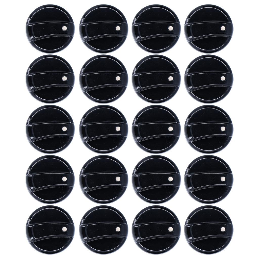 20PCS 8mm Universal Kitchen Range Control Knob ABS for Gas Stove Microwave Oven Water Heater