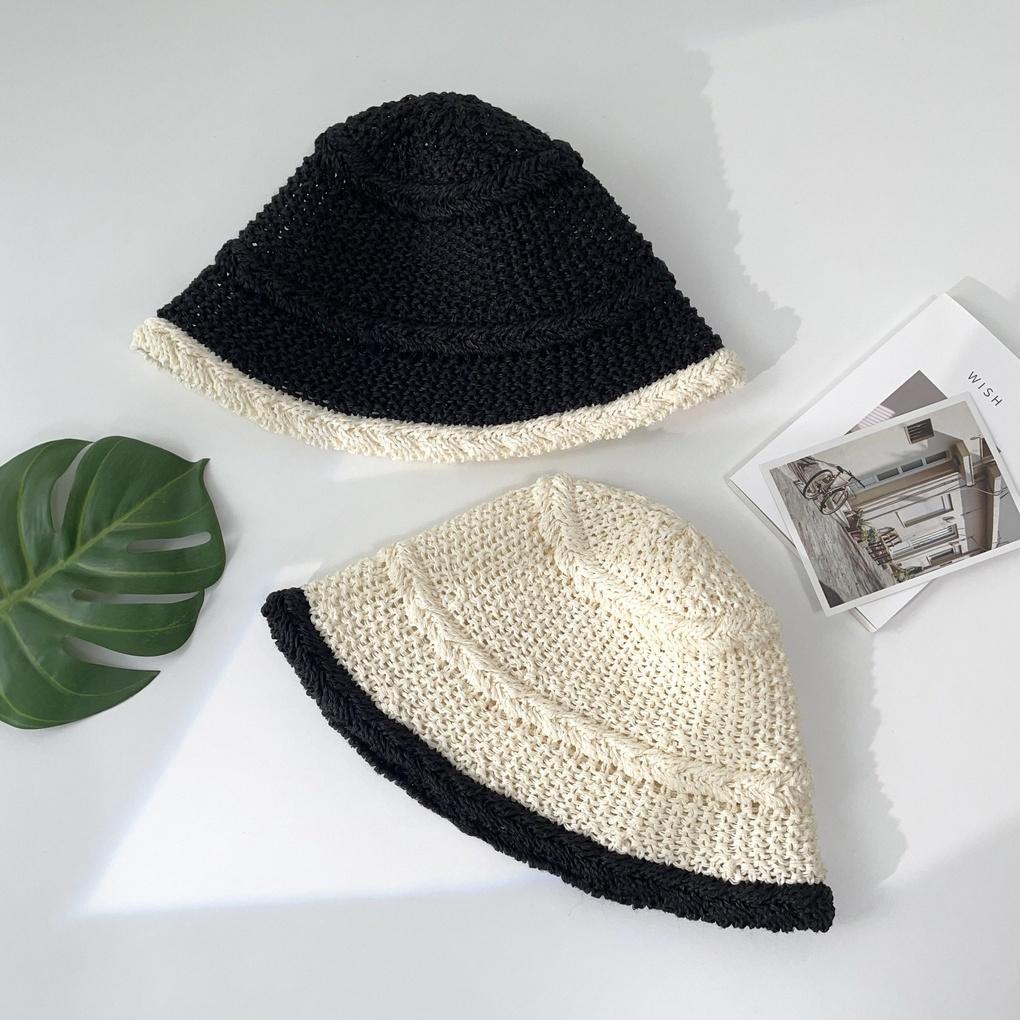 Men's and Women's Daily Bucket Hat Plump Knit Bucket Hat