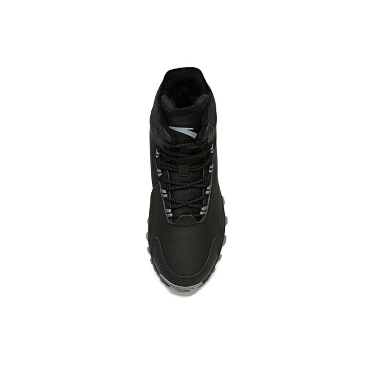 Anta Stoff Rutschfest Abriebfest Höhenvergrößernd Warm High-Top Sportliche Freizeitschuhe Herren Sneaker Schwarz 11948960-1