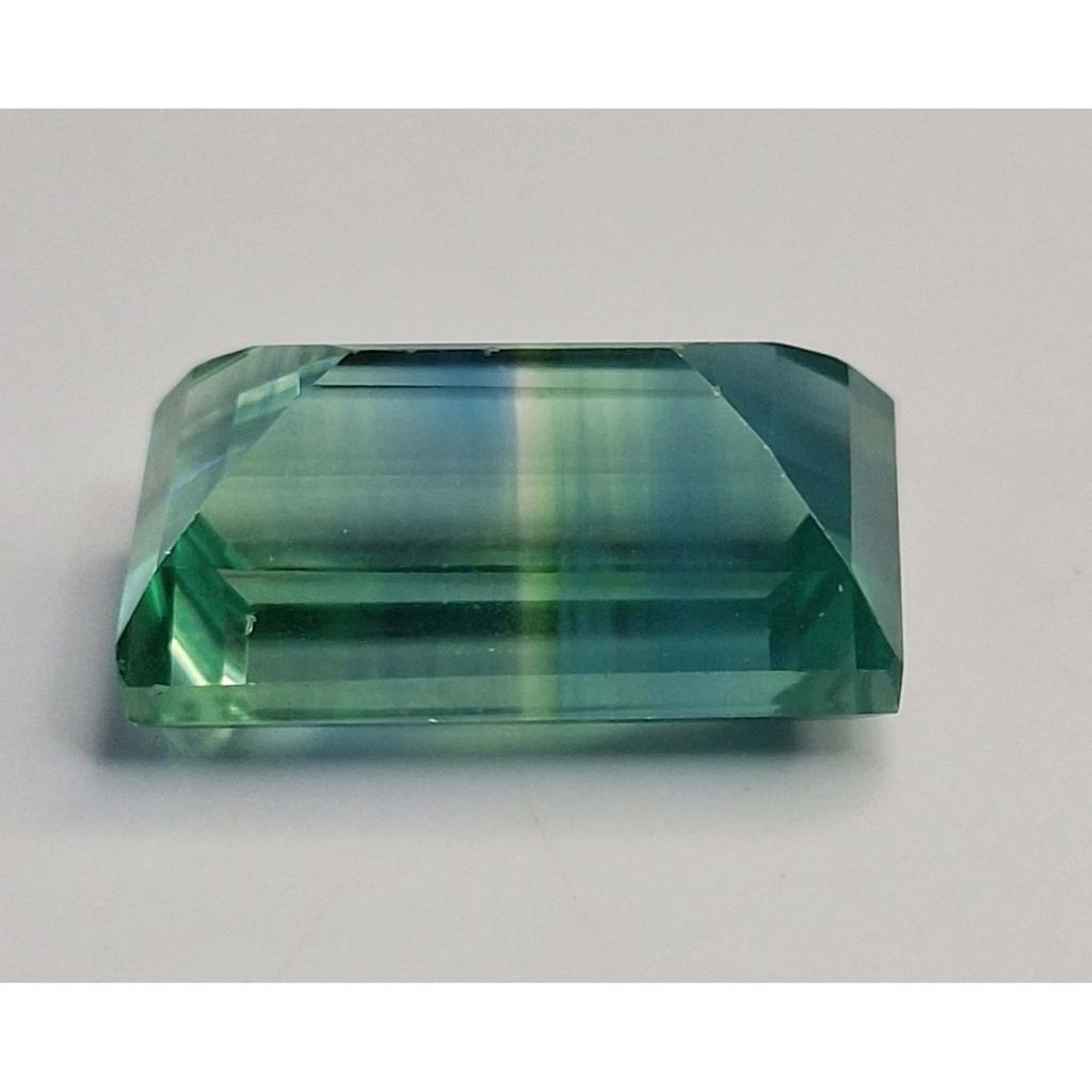 Fabulous Bluish Green Tourmaline Natural Baguette Cut 11-13 Ct Pair Gemstone