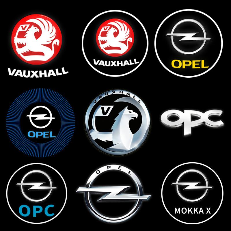 2 Stück LED Auto Tür universeller Projektor High-Definition Willkommenslichter Für Opel Astra j g Insignia Corsa d Vectra c Zafira a Auto