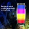 Mini Wireless Bluetooth-compatible Speaker with Colorful LED Light Support USB Disk TF Card Waterproof Portable Loudspeaker Box