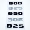 Black Silve Letters B25 30E 900 850 800 700 ABS Emblem for Brabus E W212 W213 Car Trunk Badge Logo Sticker