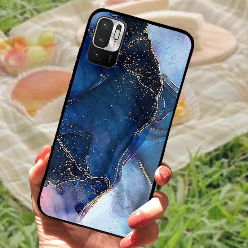 For Redmi Note 10 JE / Note10 5G Case Marble Silicone Soft TPU Back Covers For Xiaomi Redmi Note 10 Case Full Protective Fundas