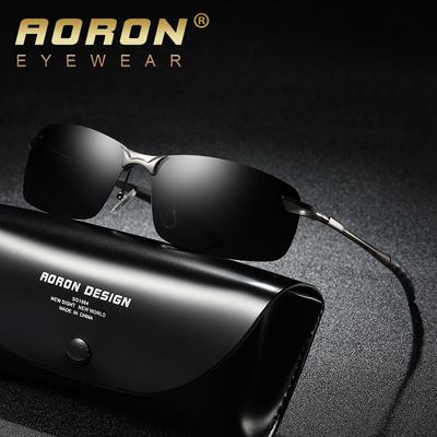 Fashion Men Polarized Sunglasses Classic Design Vintage Black Sports Running Vintage Pilot Glasses Driving Fishing