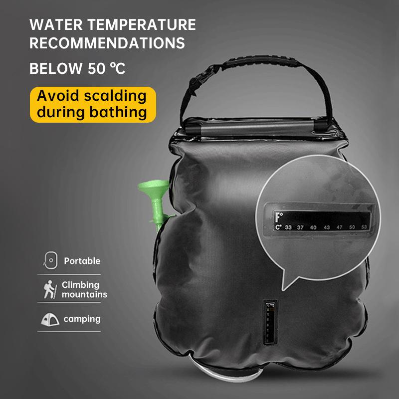 Solar Shower Bag Outdoor Camping Portable Shower Water Storage Bag 20L