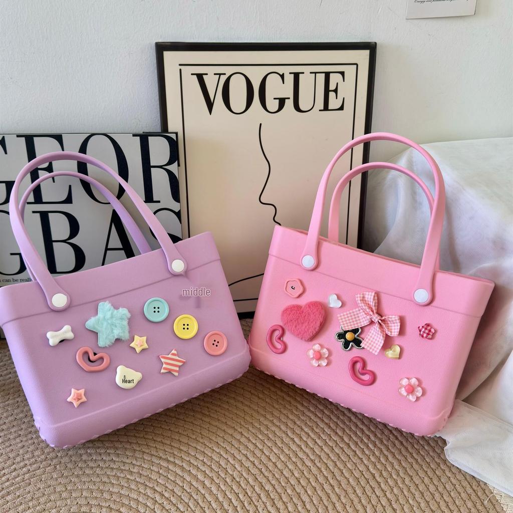 2025 Wasserdichte Cartoon EVA Strandhandtasche für Damen