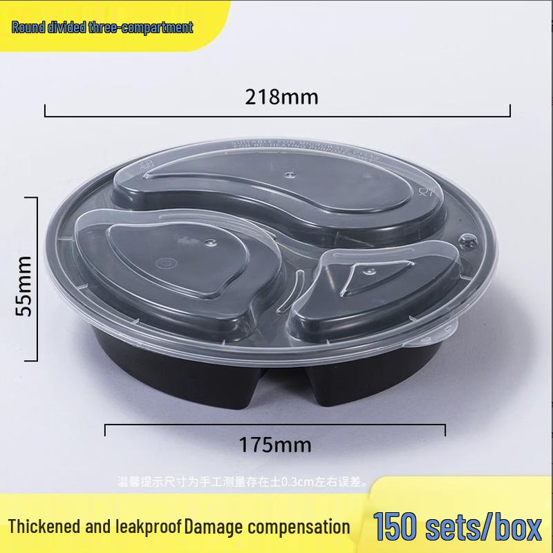 Disposable PP Microwaveable Round Food Container