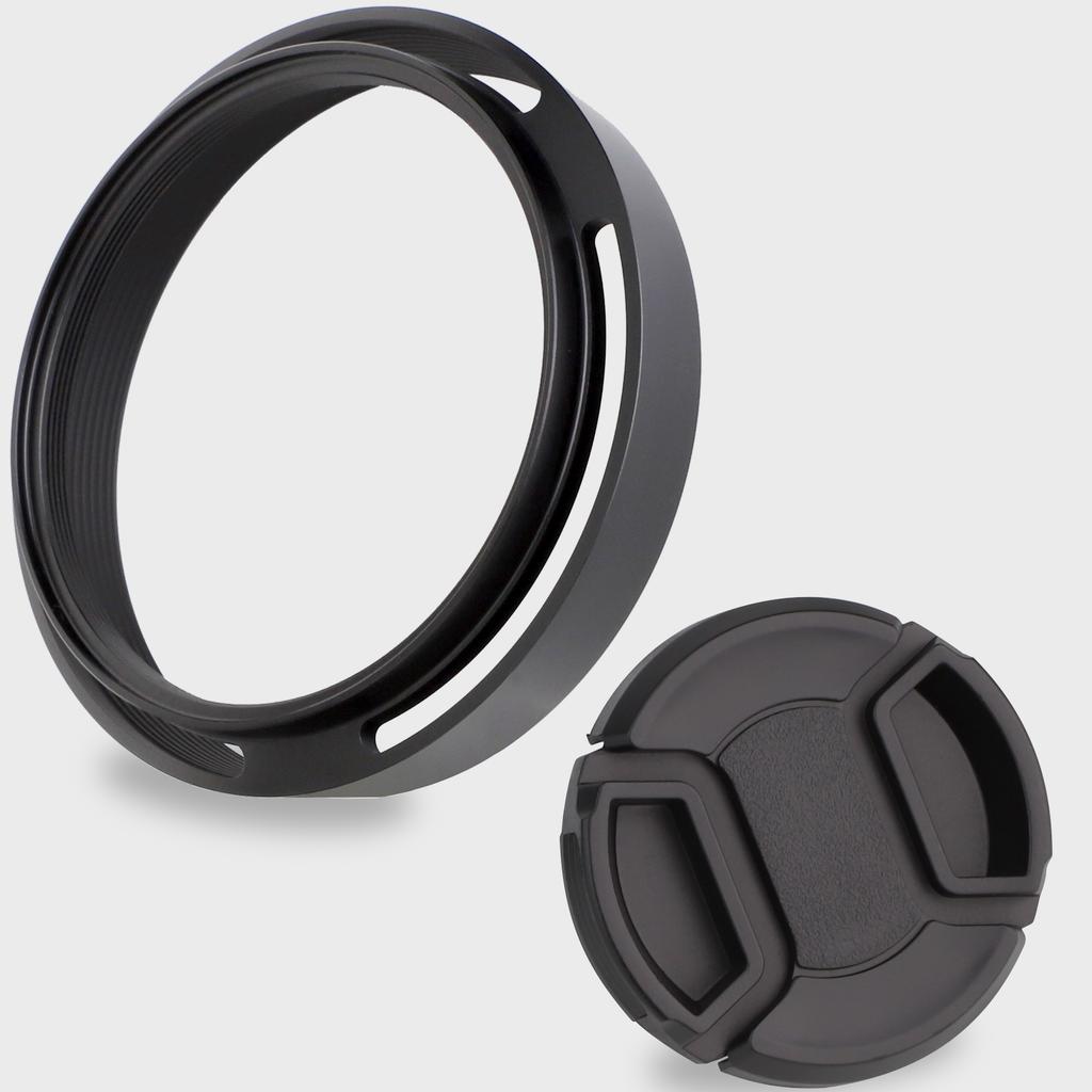 Haoge LH-LQ Metal Lens Hood Shade with Cap for Leica Q3 43 Q3 Q2 Q Q-P QP Typ 116 Typ116 Camera Black