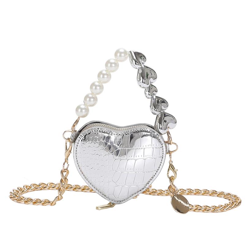 

2023 Summer Women Bag Brand Chicken Heart Shoulder Bags for Women Mini Lipstick Bag Fashion Chain Crossbody Bag Designer Purse 10X9X2cm