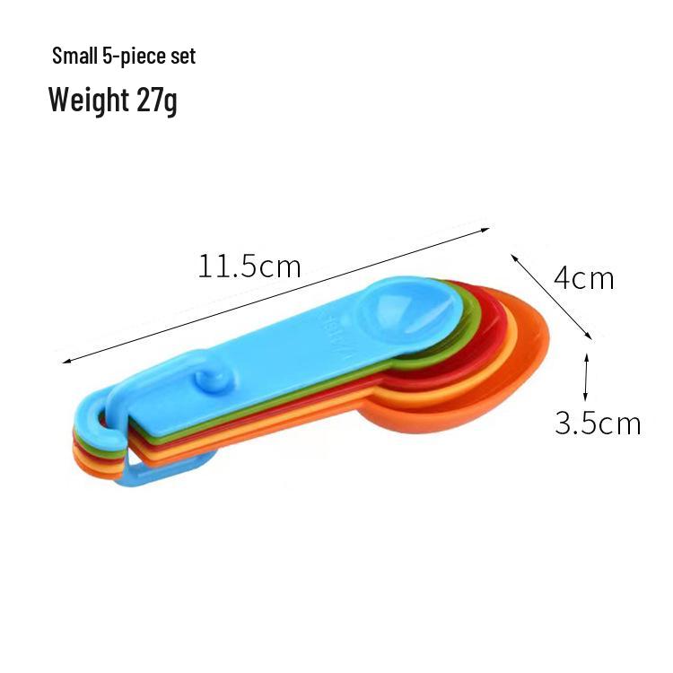 

Colorful 12-Piece Measuring Cups & Spoons Set with Scale for Baking