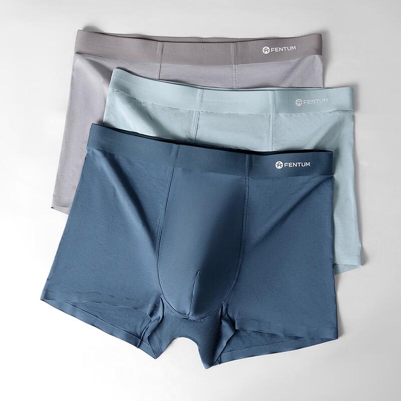 Fenteng Men's Modal Antibacterial Boxer Briefs - 3 Pack