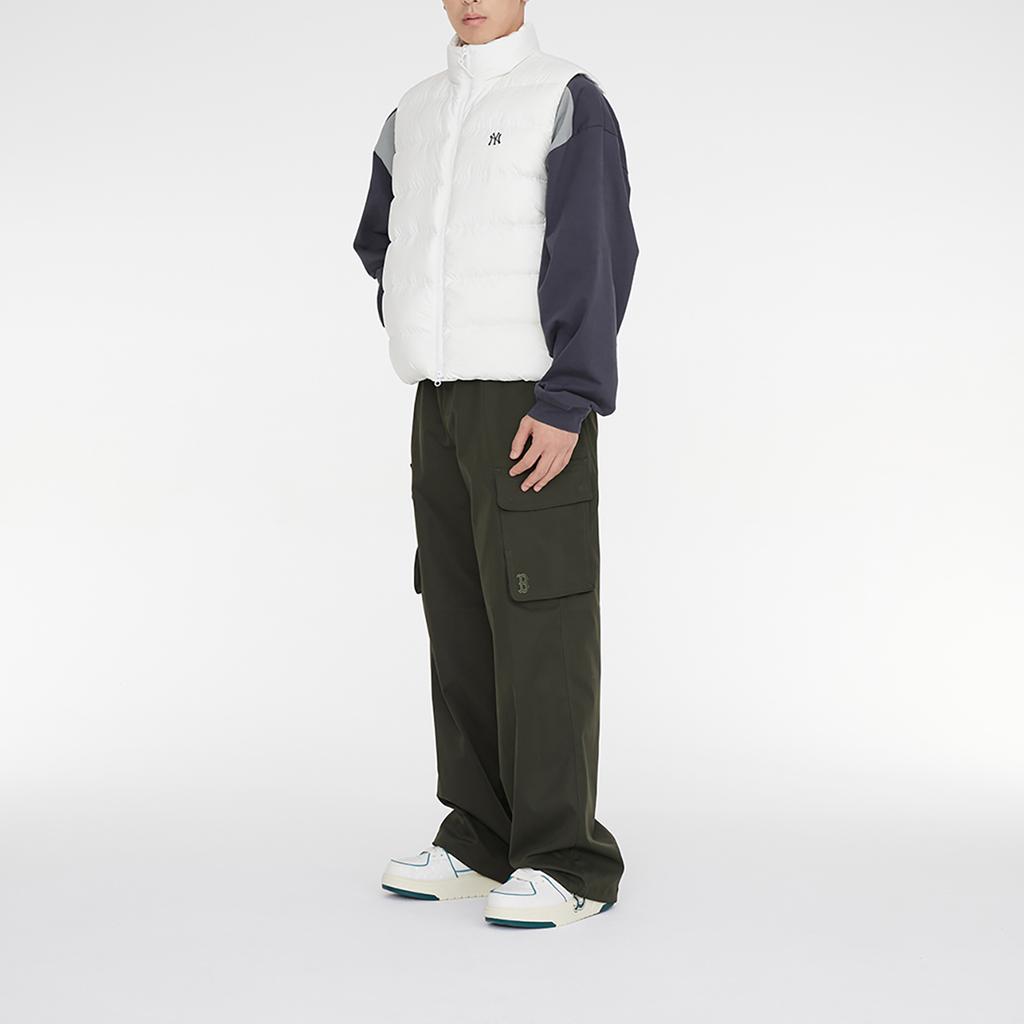 New MLB Down Jacket Cropped Unisex White 3ADVB0336-50CRS