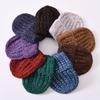Men's and Women's Knitted Hats, Wool Mixed-color Striped Hats, Autumn and Winter Soft Waxy Wool Hats, Outdoor Warm and Windproof Sources