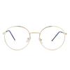 Computer Round Metal Glasses Ultra Light Frame Eyeglasses Protection Anti-Blue Light Eyeglasses