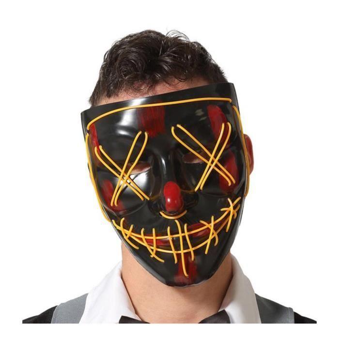 Mascara - Asesino - Taille unique - Multicolor - PVC - Avec lumière