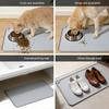 Haustiernapfmatte Anti-Rutsch Wasserdicht Erhöhter Rand Haustierfuttermatte Silikon Haustierfuttermatte für Katzen Hunde Wassernapf Futternapf
