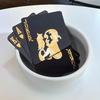 Black Rose Deck Poker Frosted αδιάβροχα πλαστικά τραπουλόχαρτα Texas Poker Συλλογή Αναμνηστικό Σκάκι Πρακτικό δώρο πάρτι