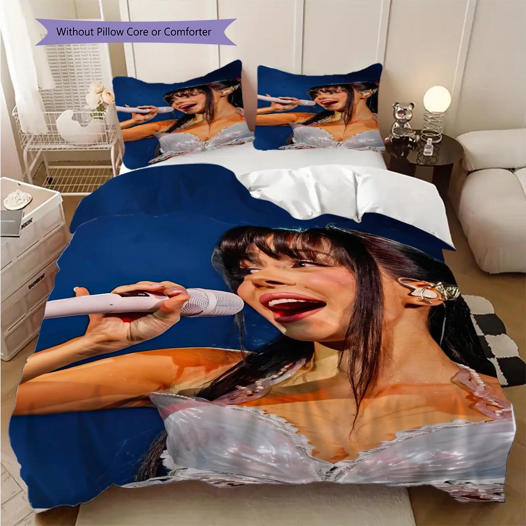 

Ayliva, the sweet singer bedding, duvet cover, pillowcase, home decoration, birthday gift (1 * duvet cover+2 * pillowcase, coreless) 135x200cm