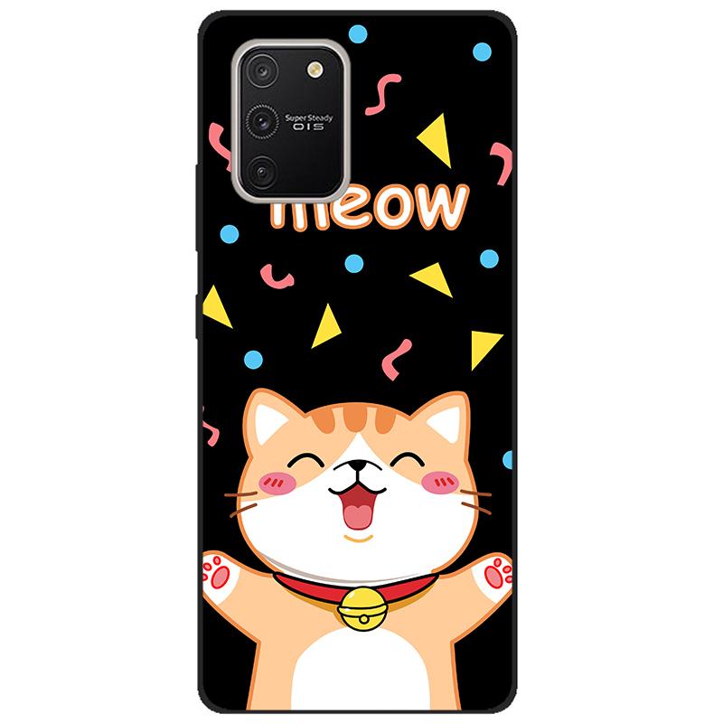 For Samsung Galaxy S10 Lite Case G770F Silicone Black Soft Back Cover for Samsung S10 Lite Case 2020 TPU S10Lite Cover S 10 Lite