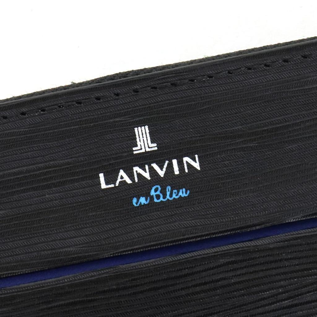 Lanvin en Bleu Round Zip Long Wallet with Coin Purse, Rouge, 516606, White