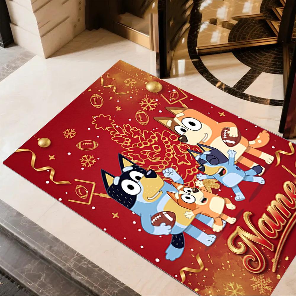 Halloween Sports Party Customize Your Name Floor Rug Office Rug Perfect for Study room Entryway Balcony Decorate room Anti-slip Rug Decorate Offices