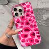 Retro Gradient purple Leopard Girls Phone Case for iphone 16 15 14 7 8 Plus 13 11 12 Pro Max X XS XR SE 2022 2020 16e Back Cover