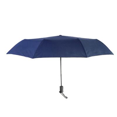 Biggdesign Moods Up Navy Blue Automatic Umbrella, Windproof, Quick-Drying, Compact Size For Bags