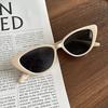 Niche High-End Sense Retro Versatile Cat Eye Pink Sunglasses Women'S Sunscreen Face Small Frame Sunglasses