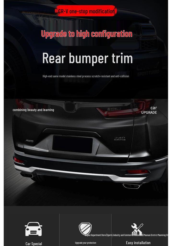 2021 Dongfeng Honda CRV Voor- en Achterbumperlijsten Decoratieve Strips