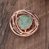 Heiß verkaufende emailierte geometrische Blume magnetische Brosche, modische kreative Blumenbrosche für Damen