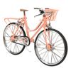 Bike Model Pink Simulated Design Detachable 110 Scale Mini Bike Ornament Toy for Shelf Desktop