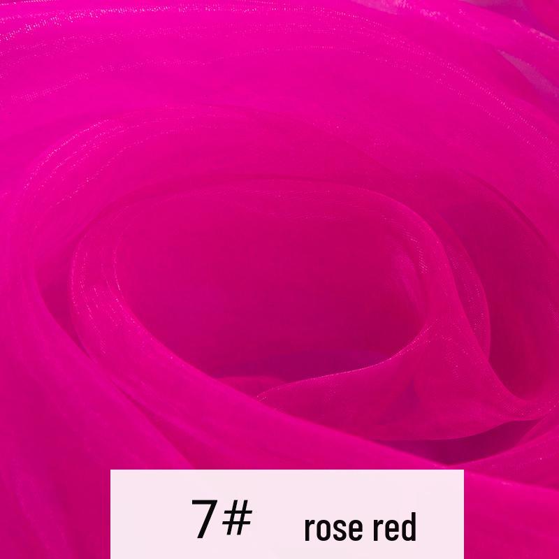 Black and Pink Wedding Backdrop Organza Tulle Drapes and Dessert Table Cloth