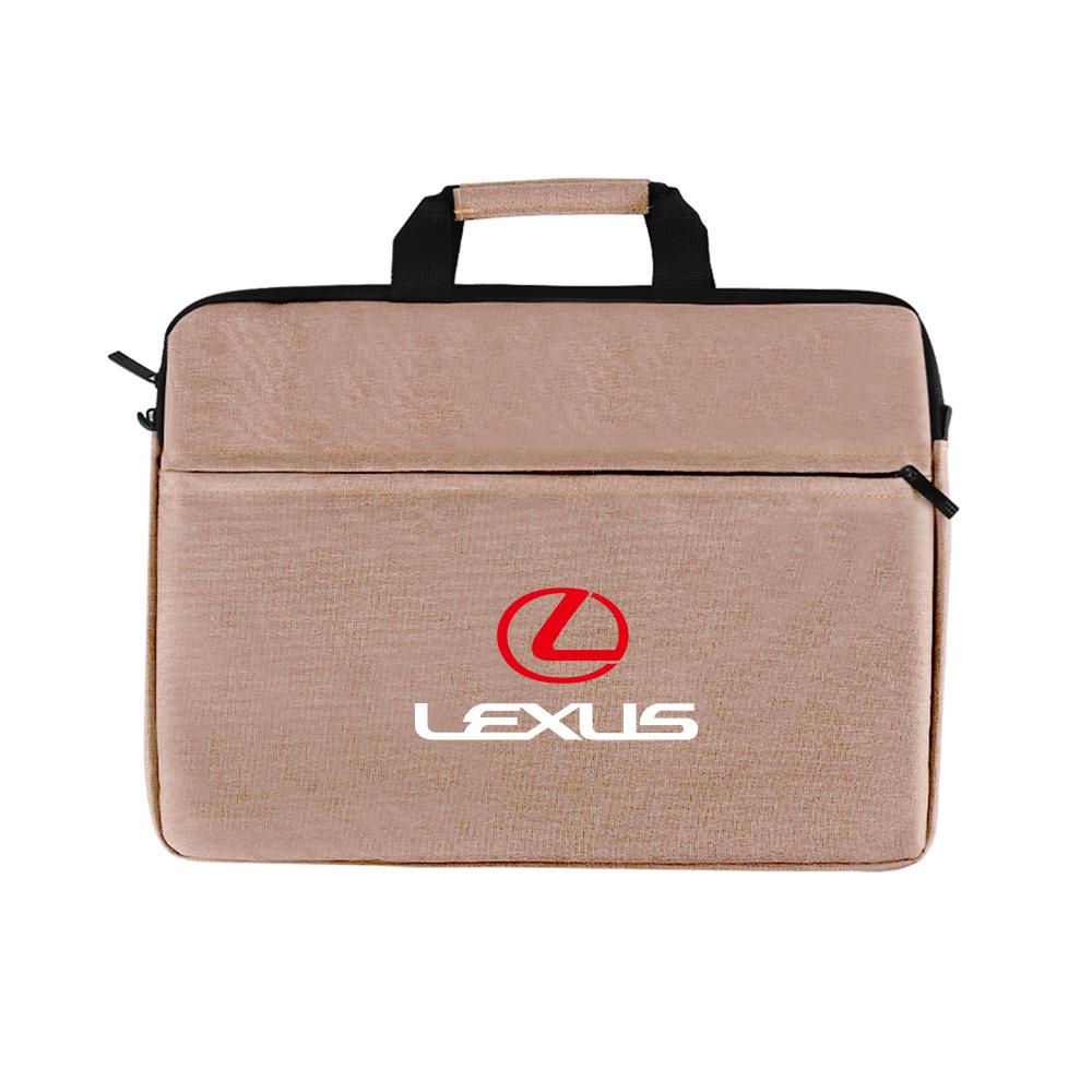 Laptop Large Capacity Computer Bag Travel Briefcase Handbag Car Logo For Lexus CT200h NX300h RX300 RX330 EX300h F Sport IS RX NX JX1