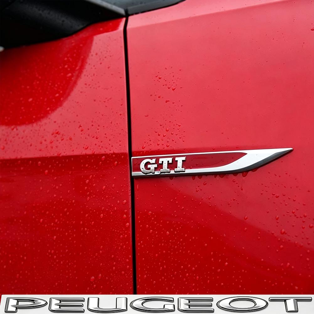 MPSGW1 2Pcs Car 3D Metal Side Badge Fender Emblem Body Stickers Accessorie For VW Golf Tiguan T-Roc Polo Passat ID.4 T-Cross ID.3 Taigo