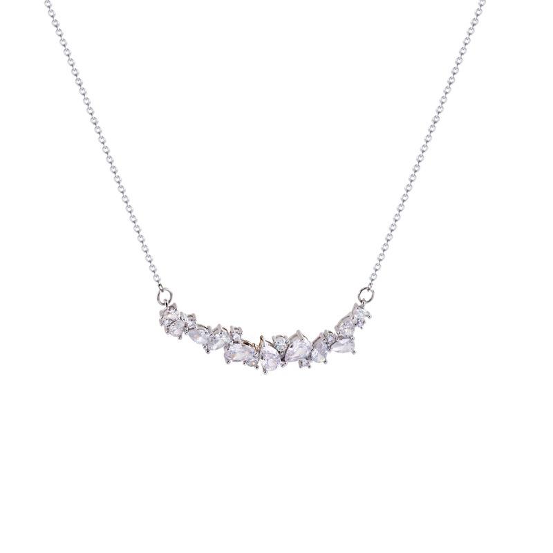 Irregular Zircon Choker Necklace: Luxury Niche Design for Women