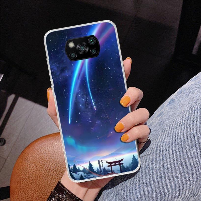 Anime Aesthetic Scenery Phnoe Case for Xiaomi Poco X5 X6 X7 Pro X4 Gt F7 Ultra M8 M7 Redmi 15C 15 13C 13 12C 12 Unique Cover Coq