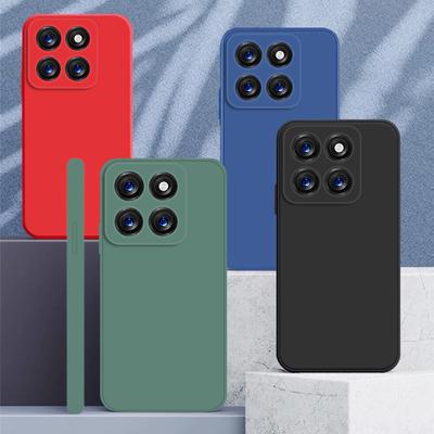 For Xiaomi 14 Pro Case Xiaomi 14 13T Pro Cover Soft Liquid Silicone Bumper Shield Protective Phone Cases For Xiaomi Mi 14 Funda