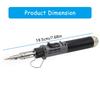 Soldering Iron Set,12 in 1 Cordless Butanes Gas Soldering Iron Temperature Adjustable Welding Torches Tool