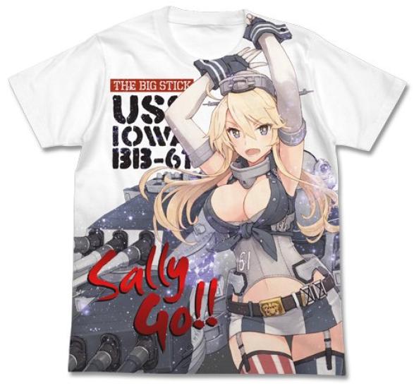 

Футболка Kantai Collection Iowa Full Graphic White S size -KanColle-