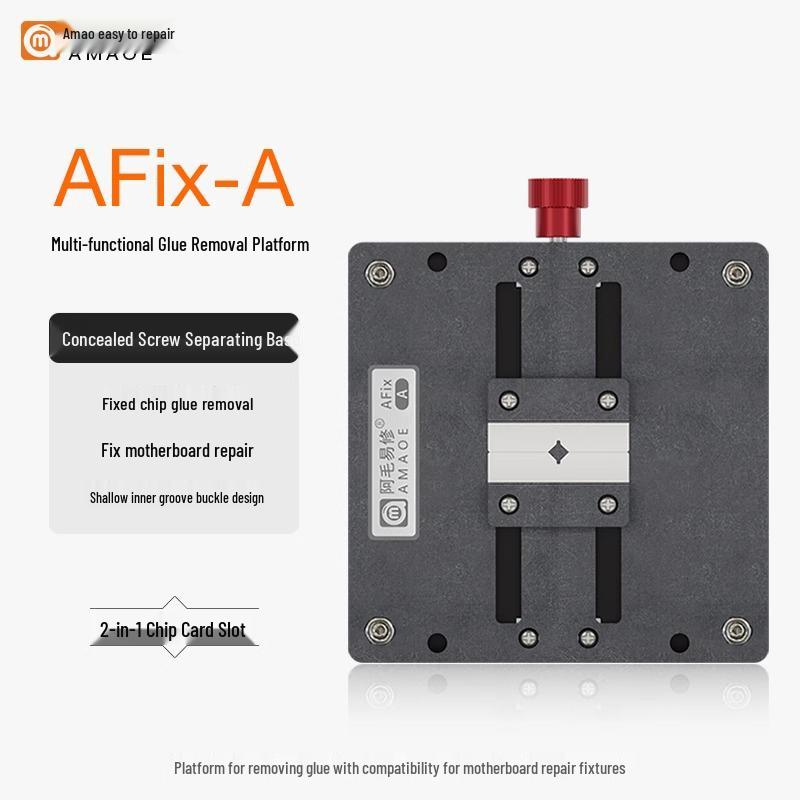 AFix-A Mobile Phone Motherboard Repair Fixture for CPU and IC Chip Glue Removal