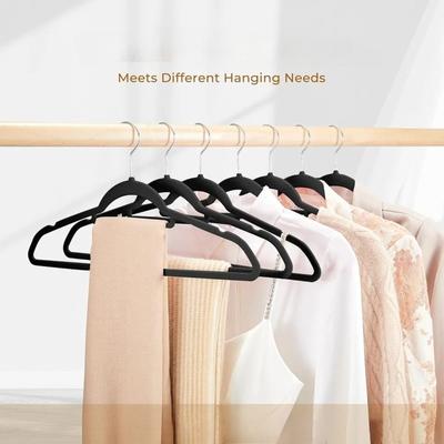 10 Cintres Premium en Velours - Cintres Antidérapants Floqués pour Costumes, Chemises & Gain de Place dans l'Armoire