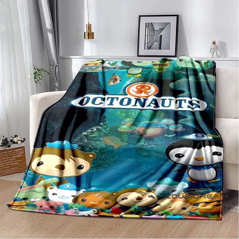 New ModelCute Octonauts Cartoon Children's Blanket Suitable for Family Bedrooms, Beds, Sofas, Travel, Offices, and Other Places