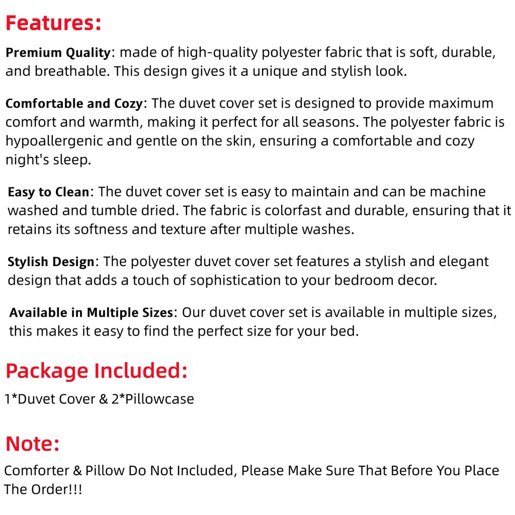 3pcs Dark Leopard Print Fashion Duvet Cover Set High-Definition Printed LuxuryBedding Set