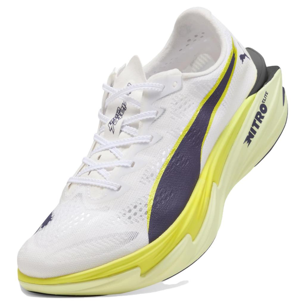 PUMA Deviate Nitro Elite 4 Comfortable Breathable And Resilient Racing Running Shoes Women's White 312128-06
