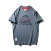 American Retro Pure Cotton Trendy Brand Letter Print Short-Sleeve T-Shirt for Men, Summer Base Shirt, Export Men's Clothing, All-Cotton Tee