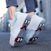 Damskie trampki z kółkami Buty do jazdy na rolkach Rollerskates Buty sportowe na świeżym powietrzu