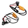 Pair 7443 LED Load Resistor Canceller 50W 6 Ohm  for Headlight Fog Daytime Running Lamps