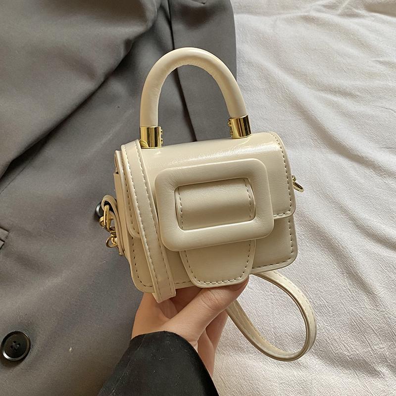 

Super Mini Crossbody Bag For Women Fashion Chest Sling Bag Luxury Chain Shoulder Coin Purse Pu Leather Mini Box Lipstick Bags