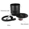 Barrel-type Dust Collector Bucket, Easy to Install, Vacuum Cleaner Ash Container, for Barbecue